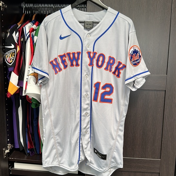 New York Mets shortstop Francisco Lindor in uniform